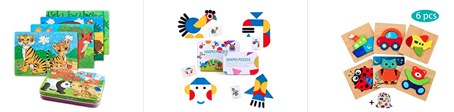 puzzles madera para niños